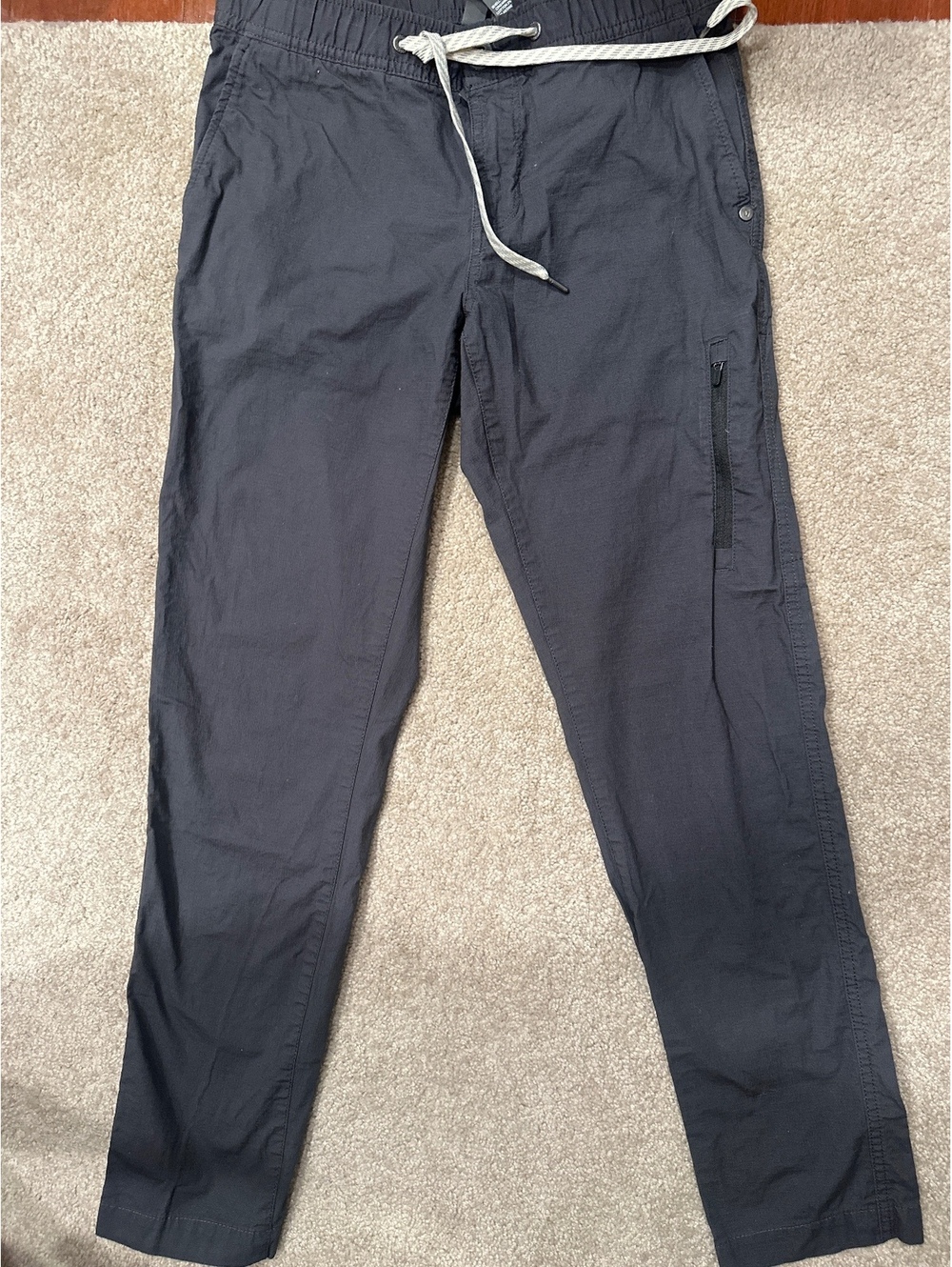 (6)Vuori Black Organic Cotton Blend Jogger Pants XS